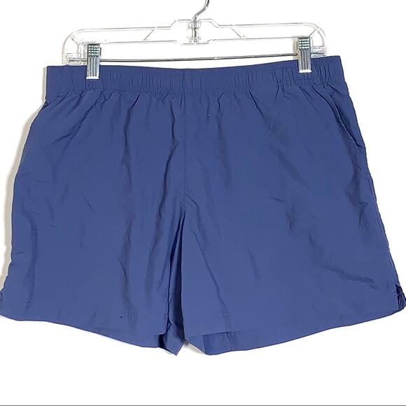 Columbia athletic blue nylon running shorts size large L B113 - Picture 1 of 3
